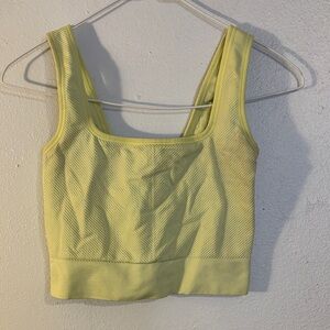 All in Motion Yellow Crop Top